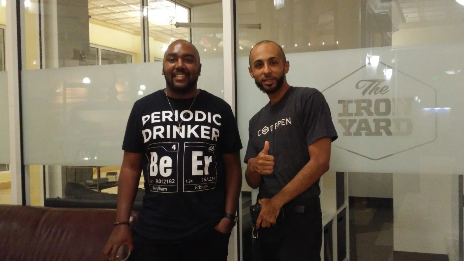 Two members of the Building Our Tech community in conversation
