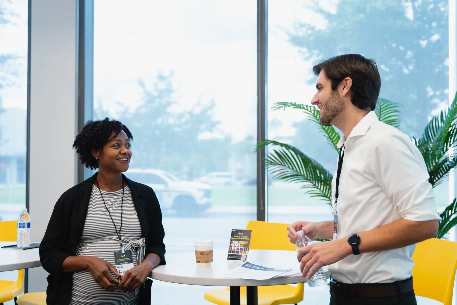 Participants in conversation at Building Our Tech&rsquo;s ScaleUp conference